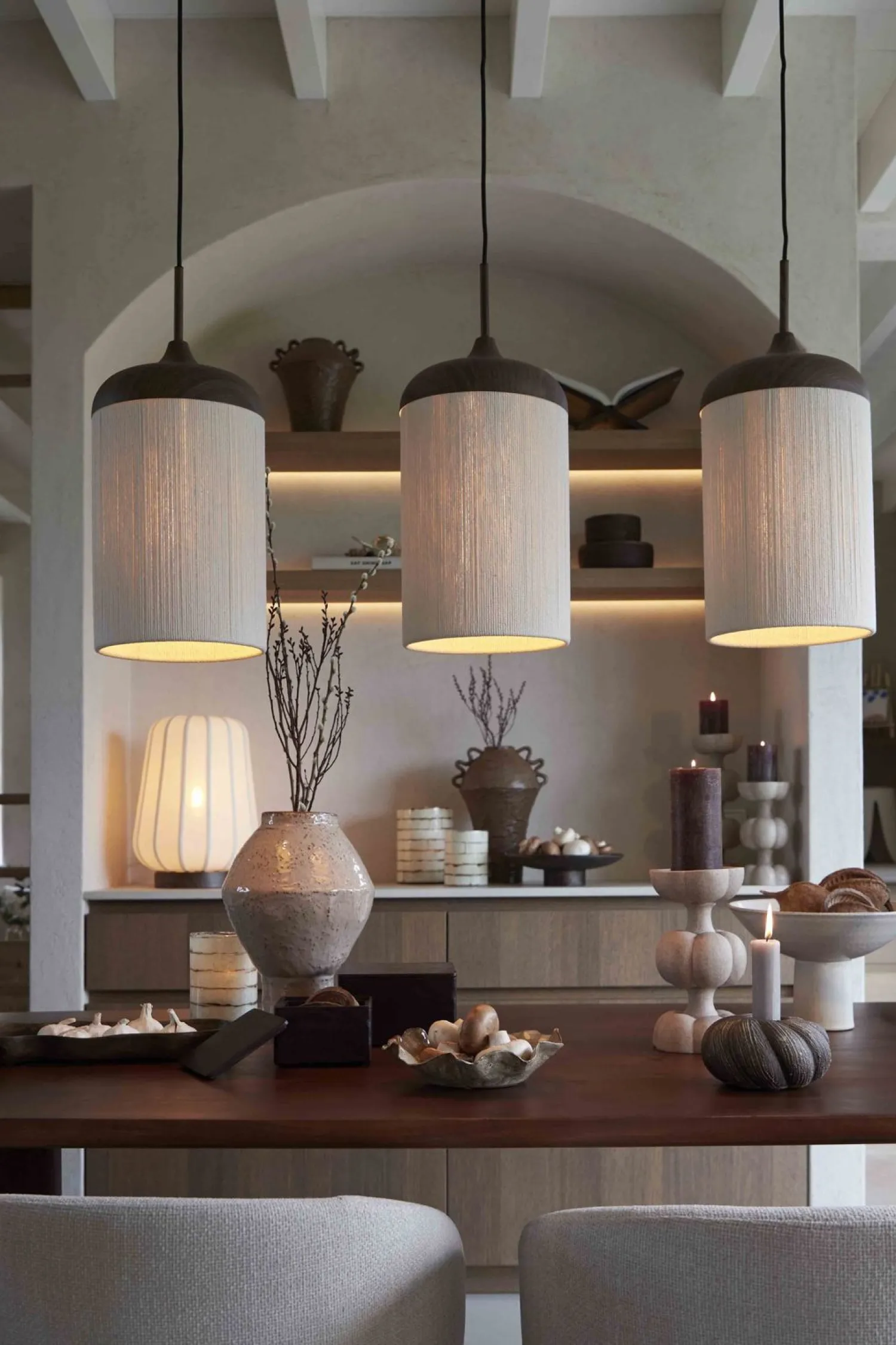 Hanglampen|Hanglampen-Trendhopper Denia Hanglamp Beige