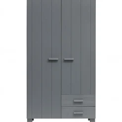Opbergkasten|Opbergkasten-WOOOD Dennis Opbergkast Steel Grey