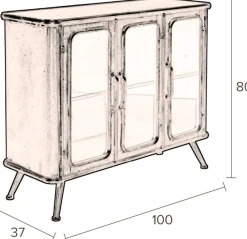 Dressoirs-Dutchbone Denza Dressoir Vintage