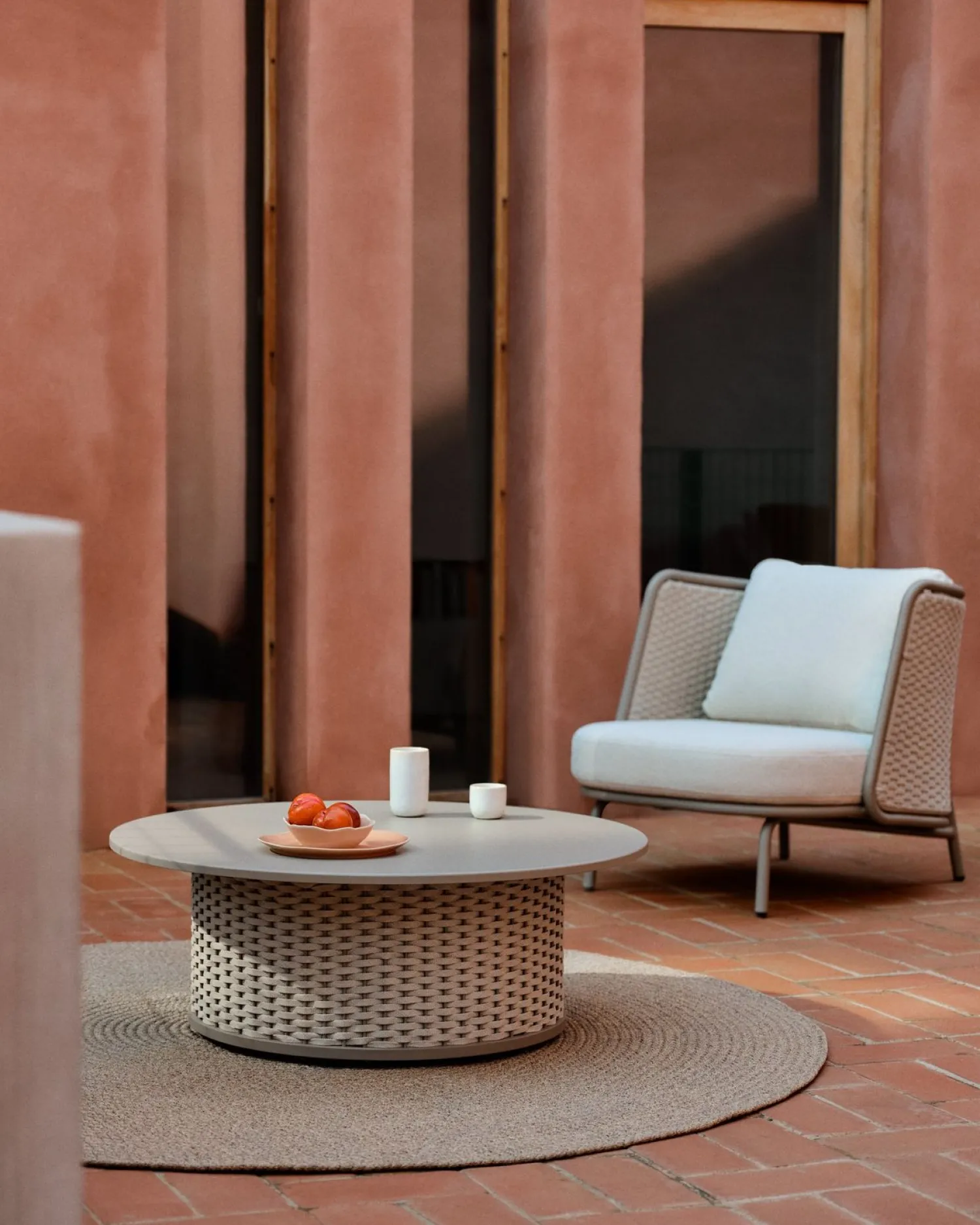 Vloerkleden-Kave Home Despas Outdoor Vloerkleed Beige