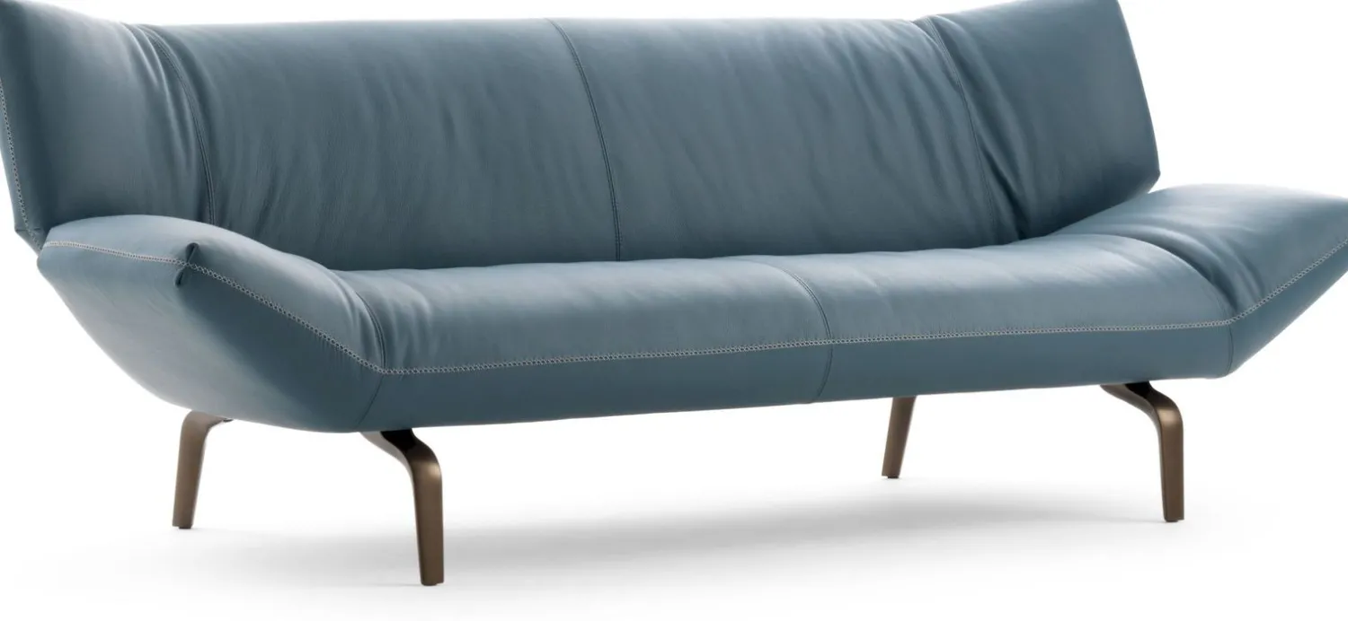 Zitbanken-Leolux Devon Bank blauw