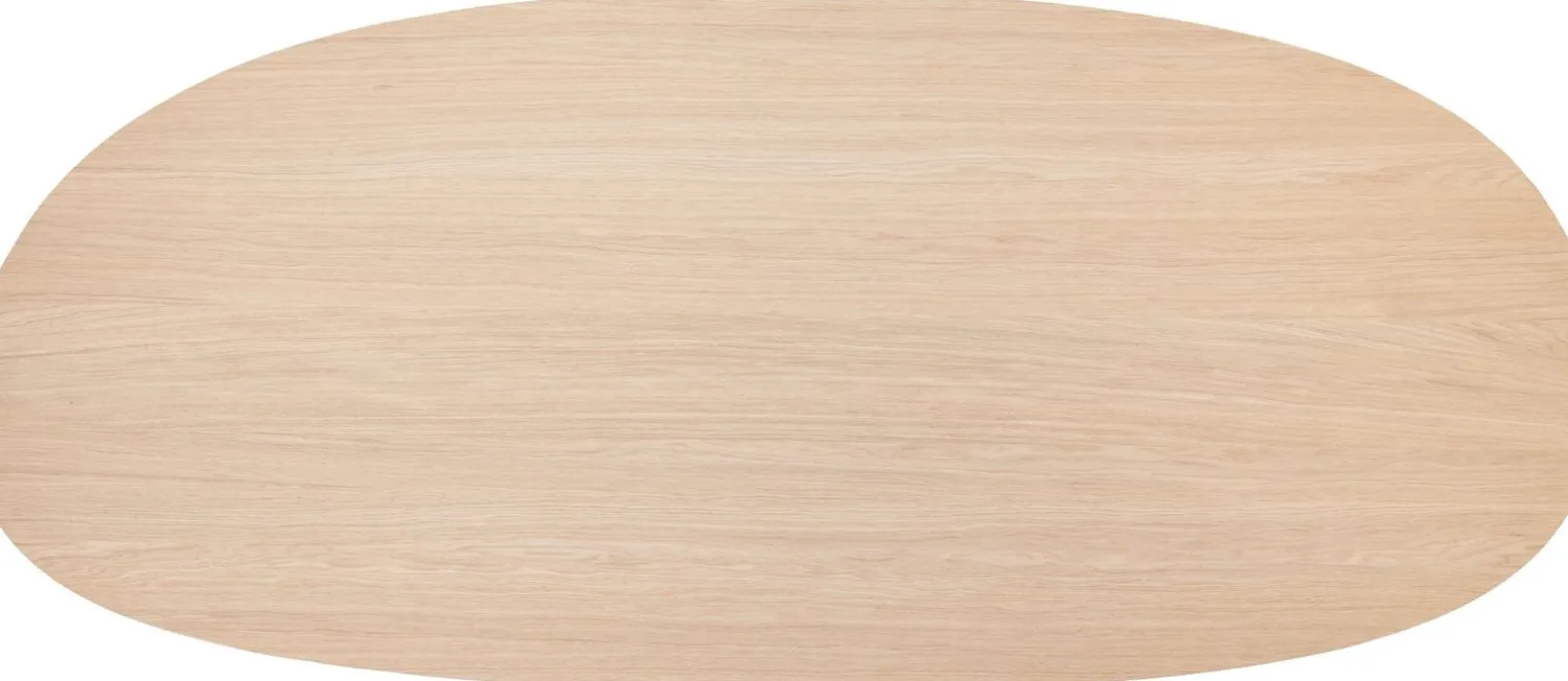 Houten Eettafels|Organische Eettafels-Arco Dew Eettafel Naturel