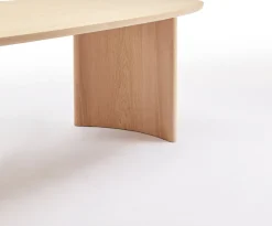 Houten Eettafels|Organische Eettafels-Arco Dew Eettafel Naturel