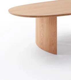Houten Eettafels|Organische Eettafels-Arco Dew Eettafel Naturel