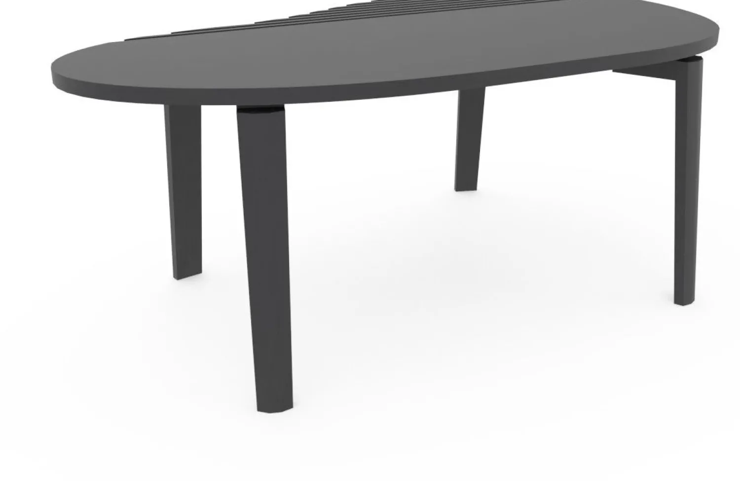 Organische Salontafels-Eijerkamp Collectie Diamond Rib Salontafel Grizzly Brown Mat