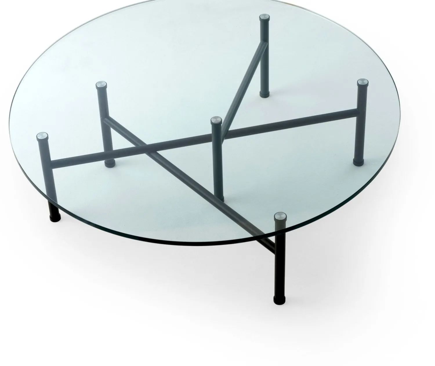 Design Salontafels|Ronde Salontafels-Leolux Dice Salontafel Transparant