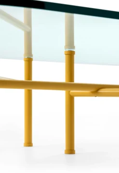 Design Salontafels|Ronde Salontafels-Leolux Dice Salontafel Transparant