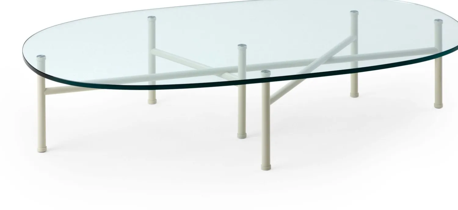 Design Salontafels|Ronde Salontafels-Leolux Dice Salontafel Transparant
