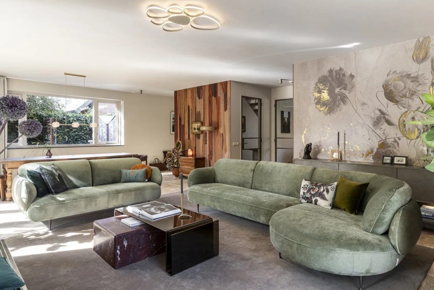 Marmeren Salontafels|Vierkante Salontafels-By Boo Dice Salontafel Red