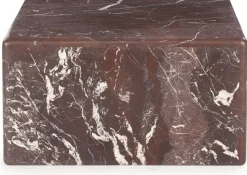 Marmeren Salontafels|Vierkante Salontafels-By Boo Dice Salontafel Red