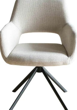 Eetkamerstoelen Met Armleuning-Eijerkamp Collectie Dima Eetkamerstoel Beige, Black