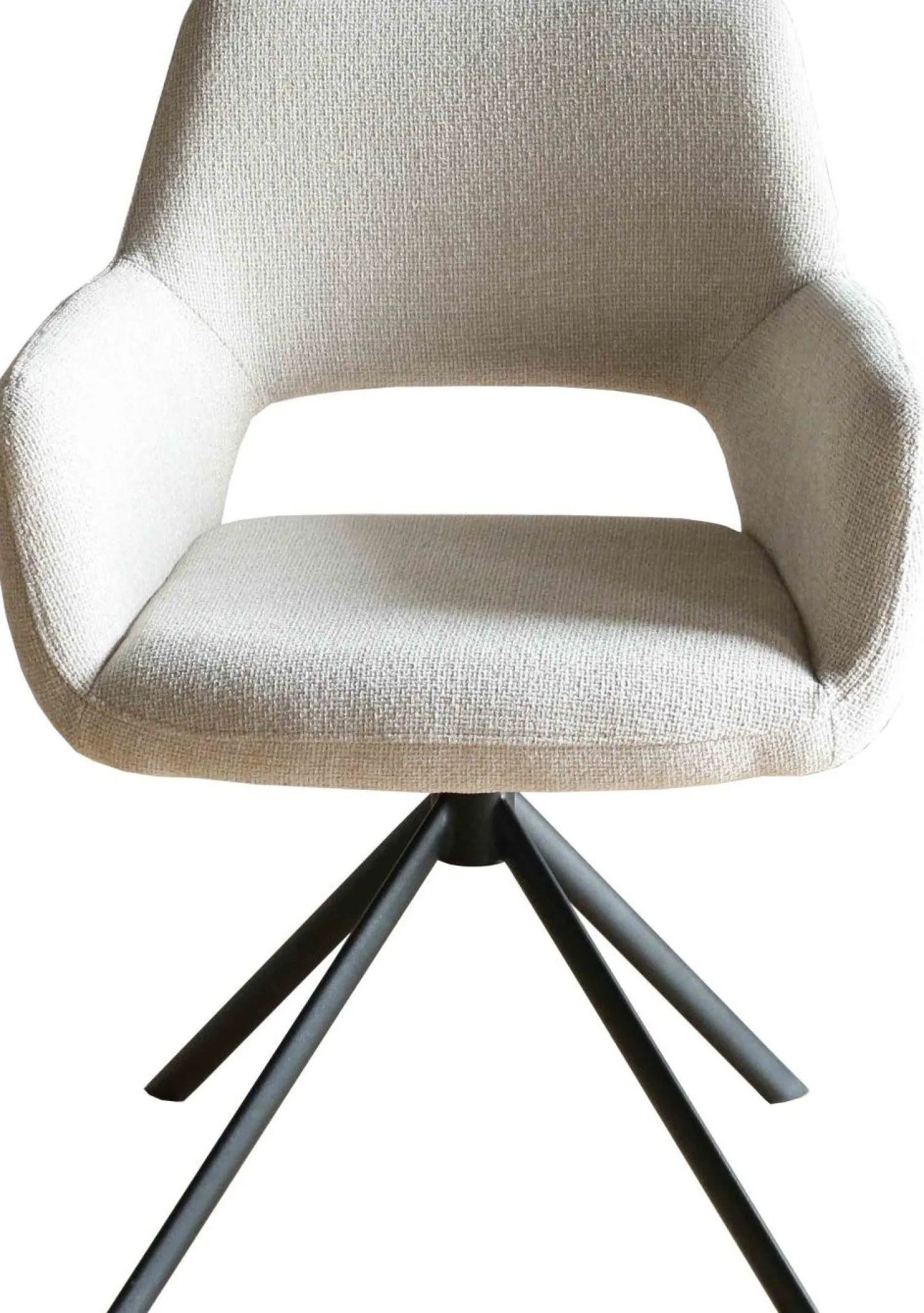 Eetkamerstoelen Met Armleuning-Eijerkamp Collectie Dima Eetkamerstoel Beige, Black