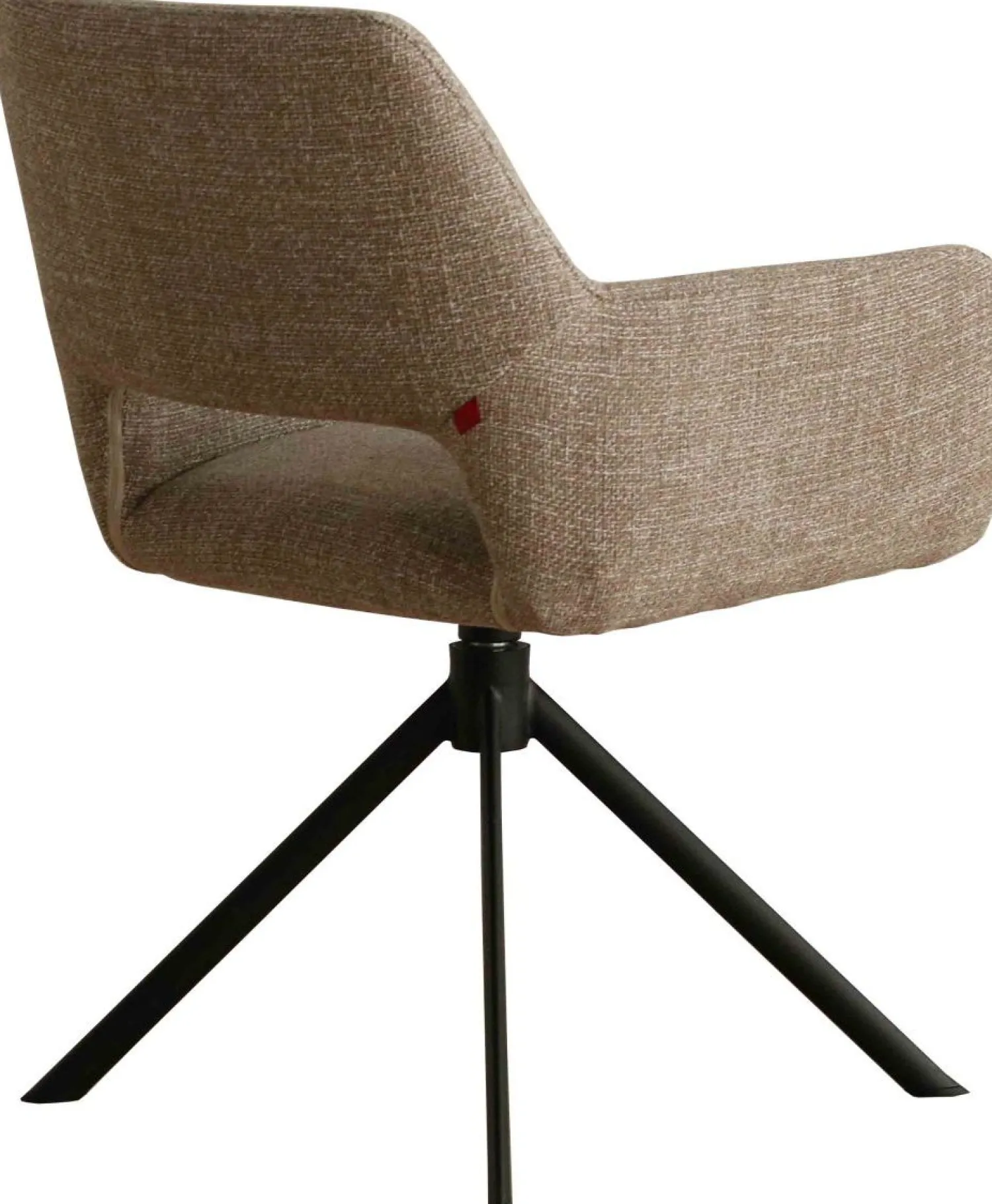 Eetkamerstoelen Met Armleuning-Eijerkamp Collectie Dima Eetkamerstoel Light Brown