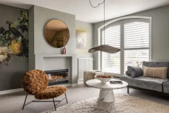 Ronde Salontafels-POLSPOTTEN Disc Salontafel Wit