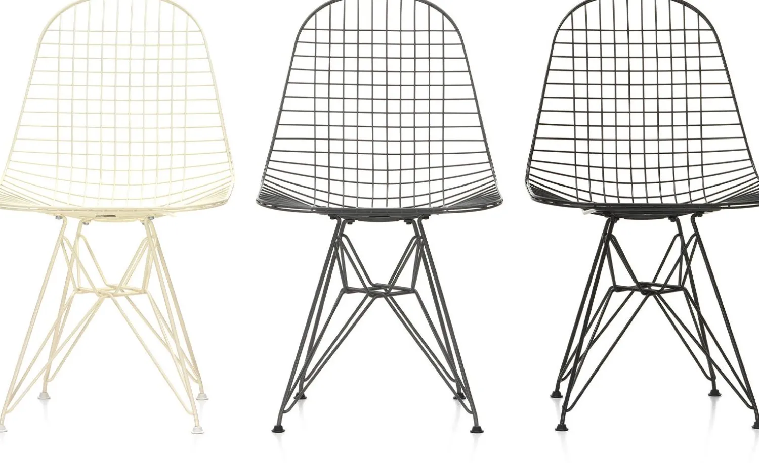 Design Stoelen-Vitra DKR Eetkamerstoel Wit