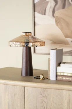 Tafellampen|Tafellampen-By Boo Dome Tafellamp Brown