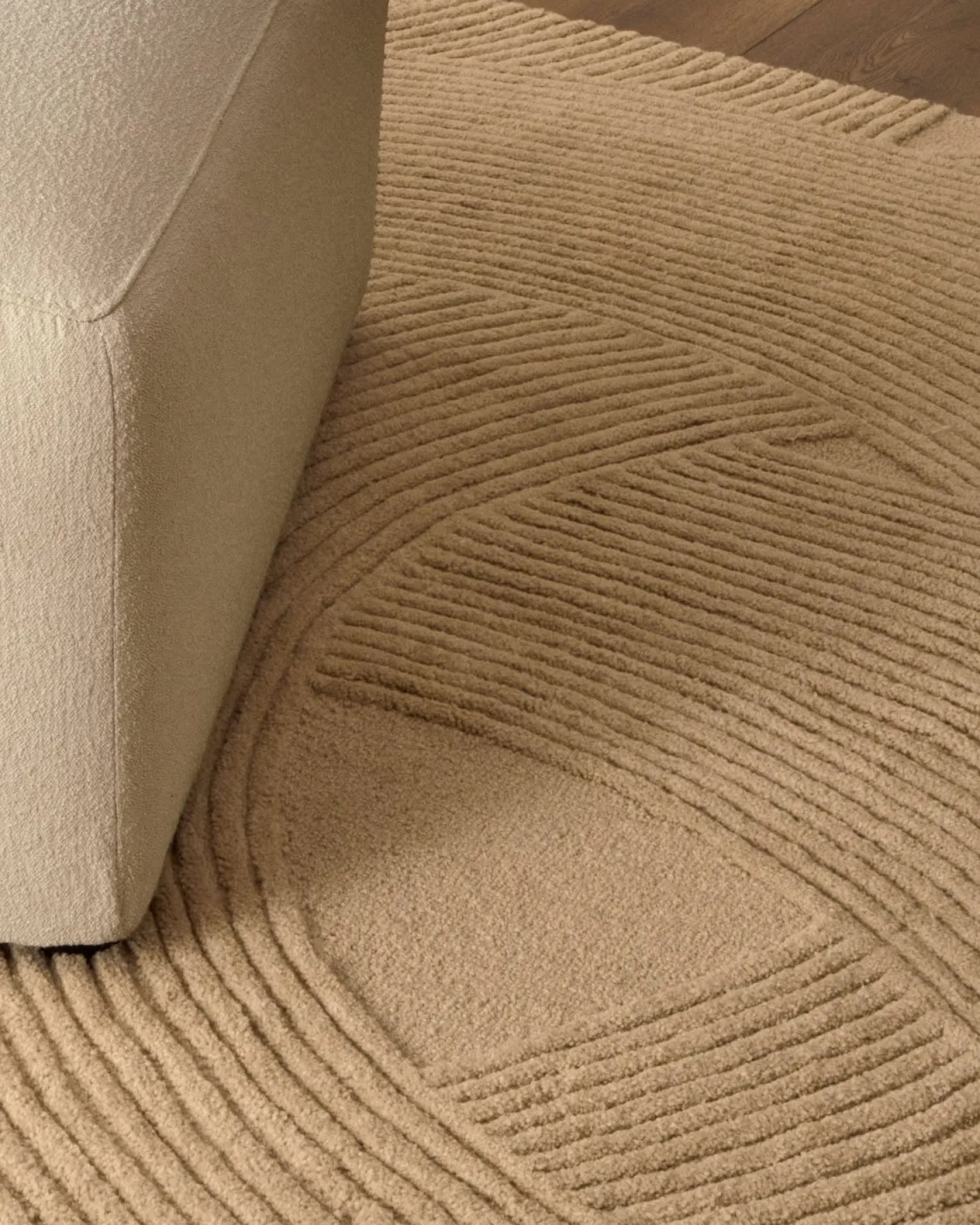 Vloerkleden-Kave Home Domm Vloerkleed Beige