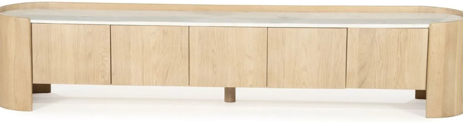 Tv-Meubels-Eleonora Don Tv-meubel Bruin