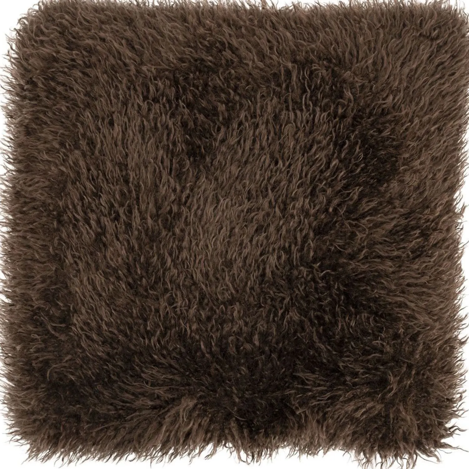 Poefjes & Krukjes|Sierkussens & Plaids-By Boo Doodly Bruin Kussen Donker Bruin