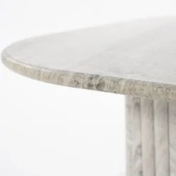Marmeren Salontafels-By Boo Dorique Salontafel Wit, Grijs