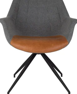 Eetkamerstoelen Met Armleuning-Zuiver Doulton (set van 2) Eetkamerstoel Vintage Brown