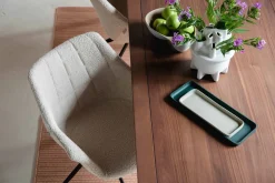 Kuipstoelen|Draaibare Eetkamerstoelen-Zuiver Doulton Swivel (set van 2) Armstoel Natural