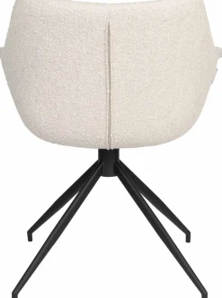 Kuipstoelen|Draaibare Eetkamerstoelen-Zuiver Doulton Swivel (set van 2) Armstoel Natural