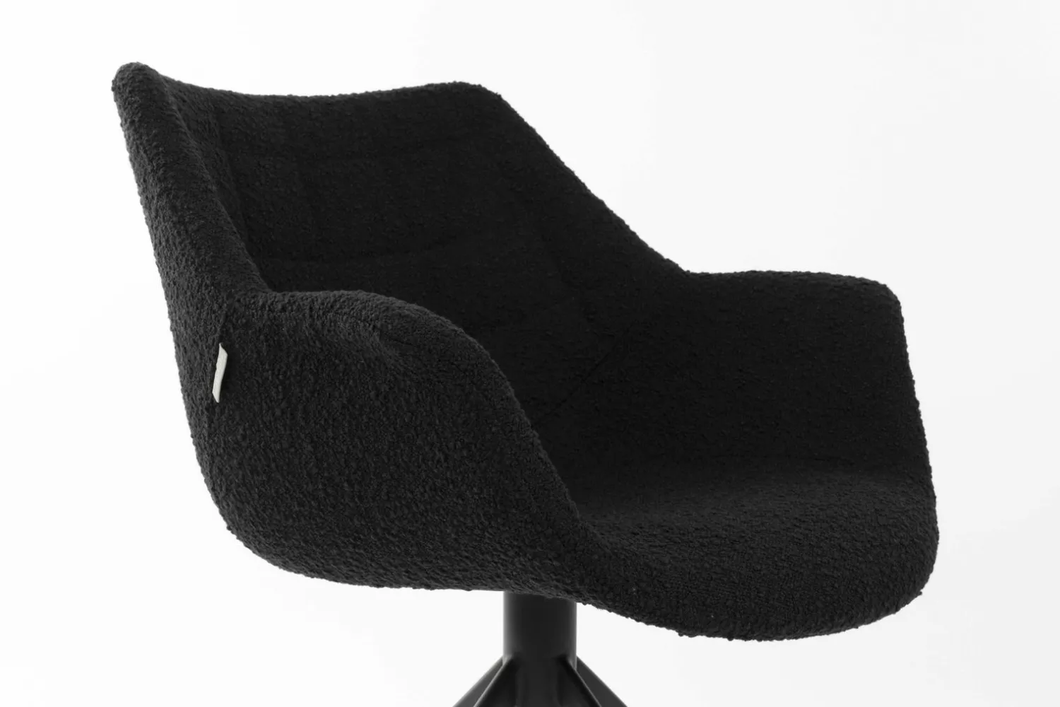 Kuipstoelen|Draaibare Eetkamerstoelen-Zuiver Doulton Swivel (set van 2) Armstoel Black