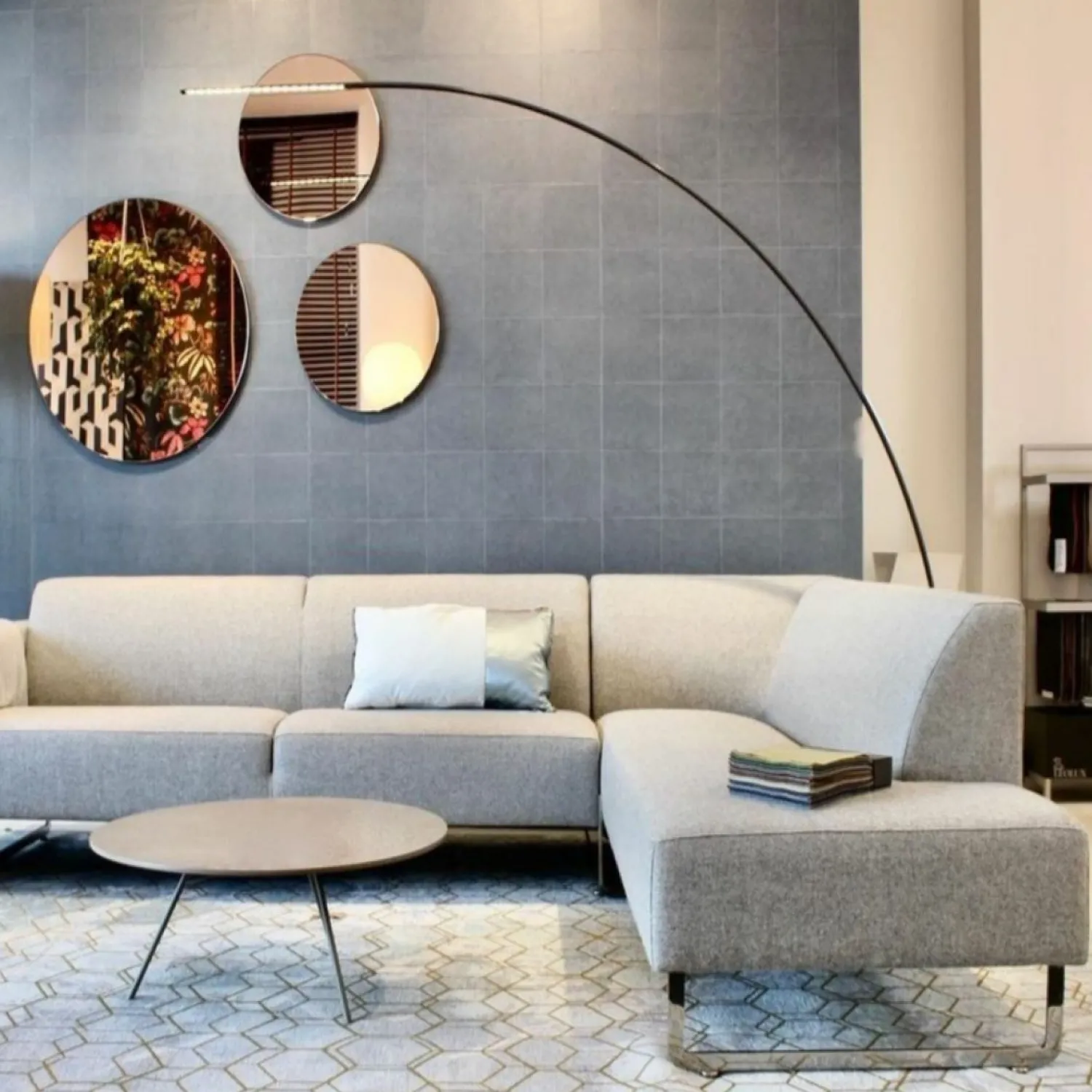 Ronde Salontafels-Metaform DP Salontafel Bruin