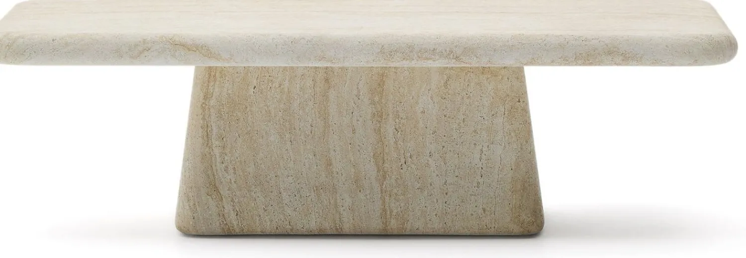 Tuintafels-Kave Home Drasi Salontafel Beige