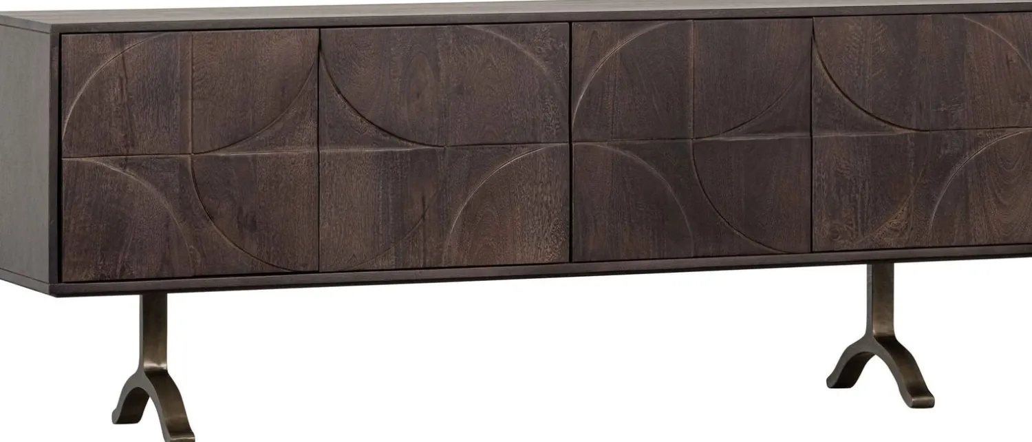 Dressoirs-WOOOD Draw Dressoir Walnut