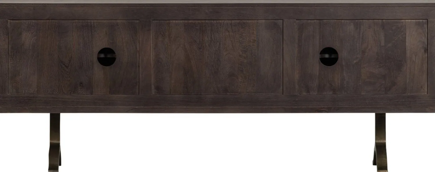 Dressoirs-WOOOD Draw Dressoir Walnut