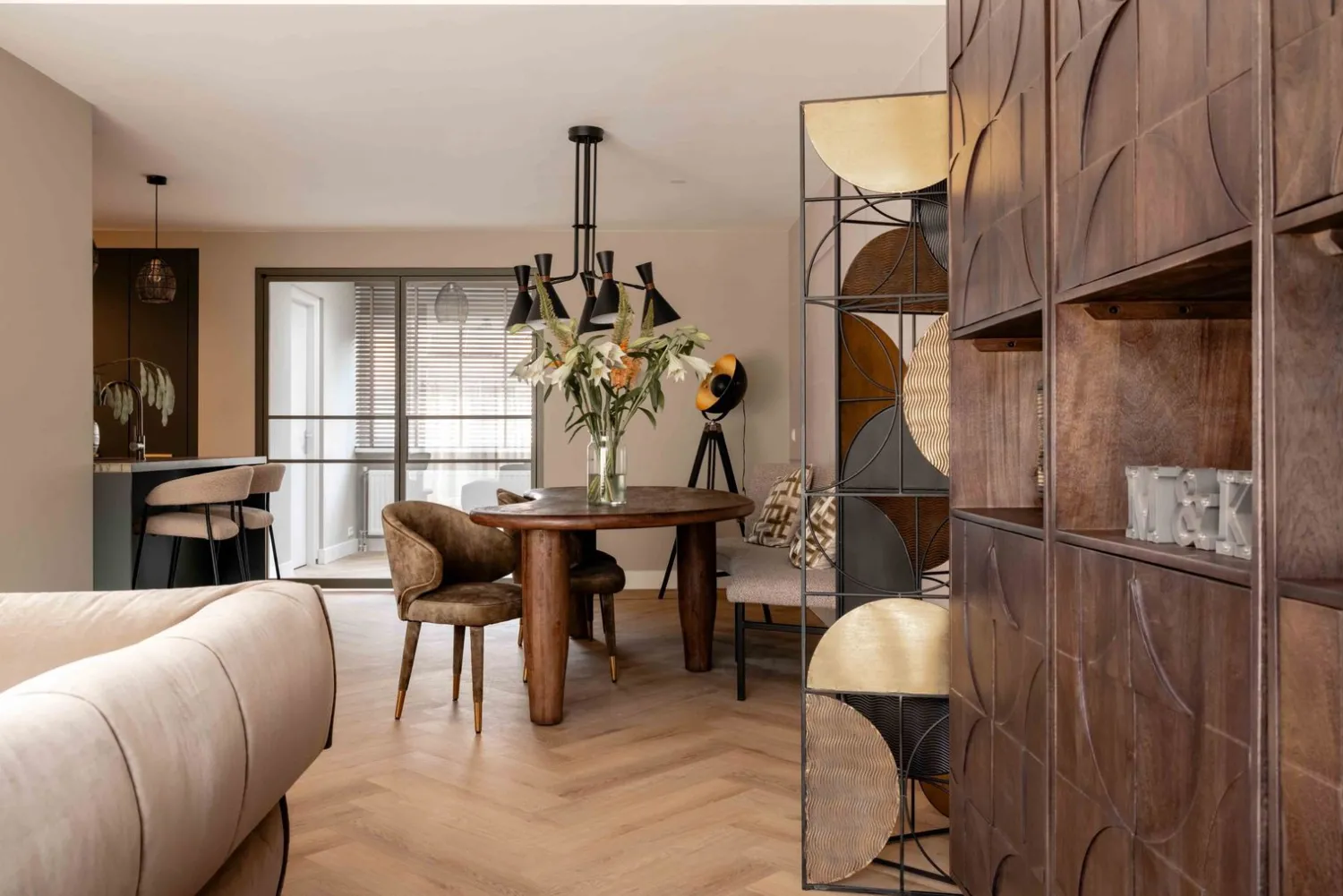 Opbergkasten|Opbergkasten-WOOOD Draw Opbergkast Walnut
