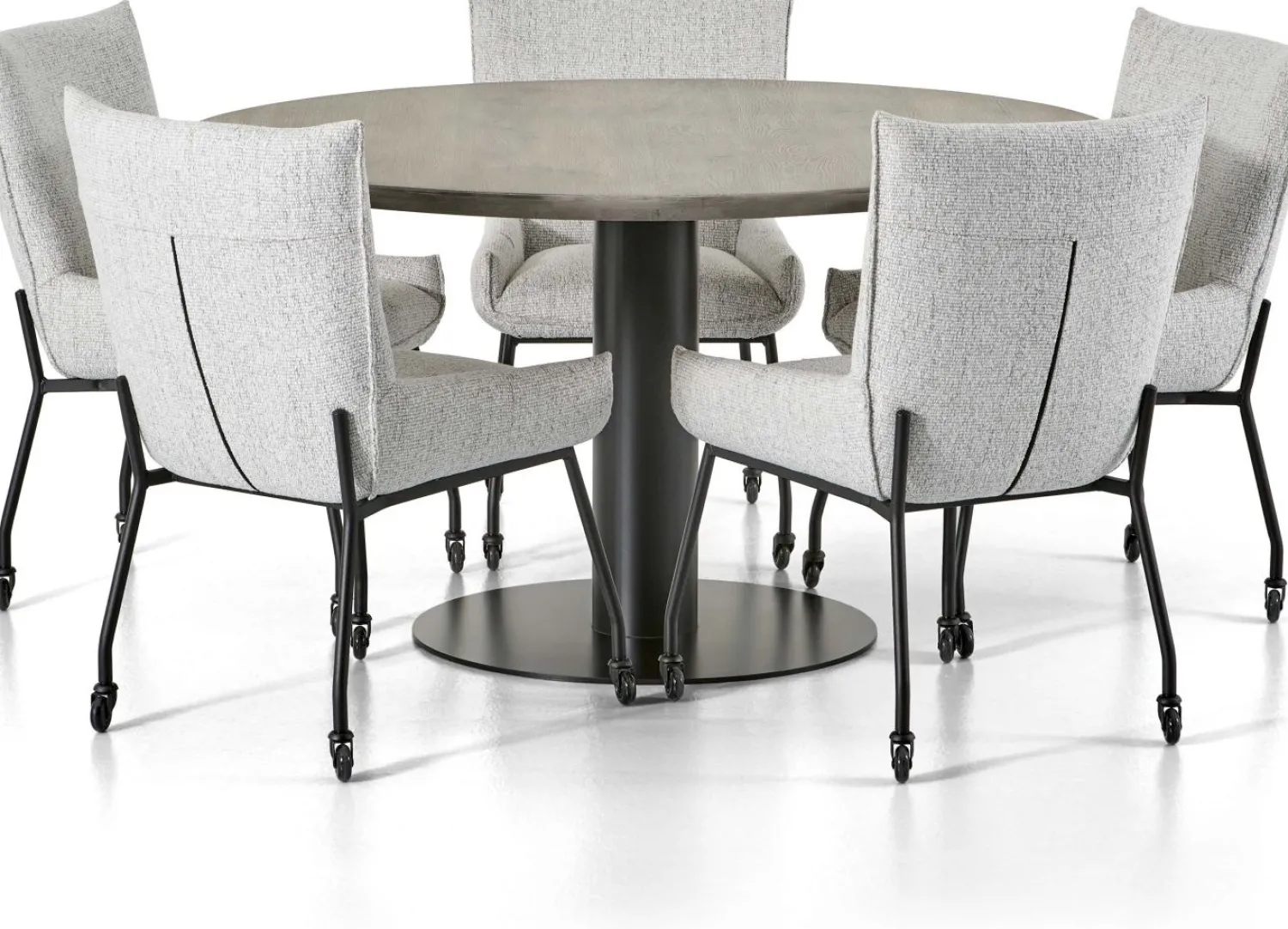 Ronde Eettafels-Montèl Dream Eettafel Poolgrey