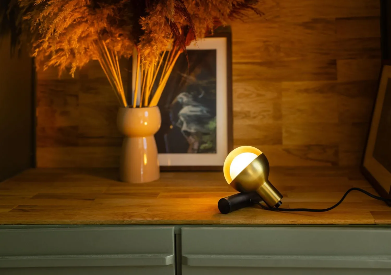 Wandlampen|Wandlampen-Eijerkamp Collectie Drop Lamp Zwart, Goud