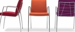 Eetkamerstoelen Zonder Armleuning-Harvink Duck Eetkamerstoel Oranje