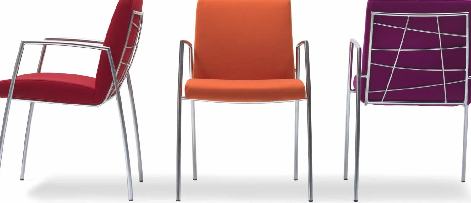 Eetkamerstoelen Zonder Armleuning-Harvink Duck Eetkamerstoel Oranje