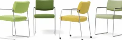 Eetkamerstoelen Zonder Armleuning-Harvink Duck Eetkamerstoel Oranje