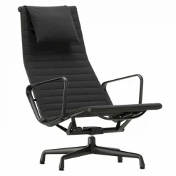 Design Fauteuils-Vitra Eames EA 124 Fauteuil Zwart