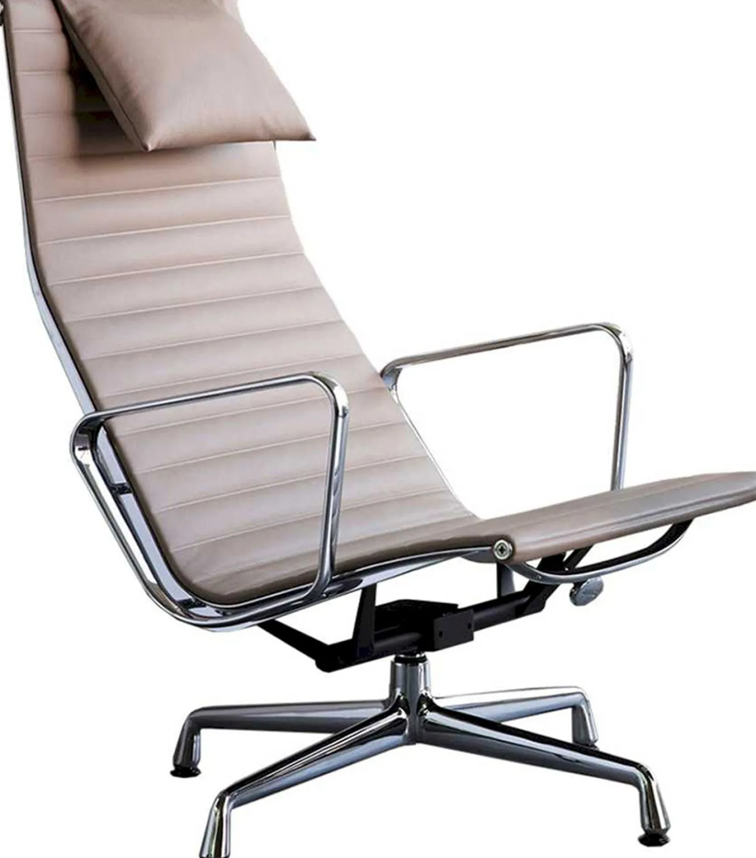 Design Fauteuils-Vitra Eames EA 124 Fauteuil Zwart