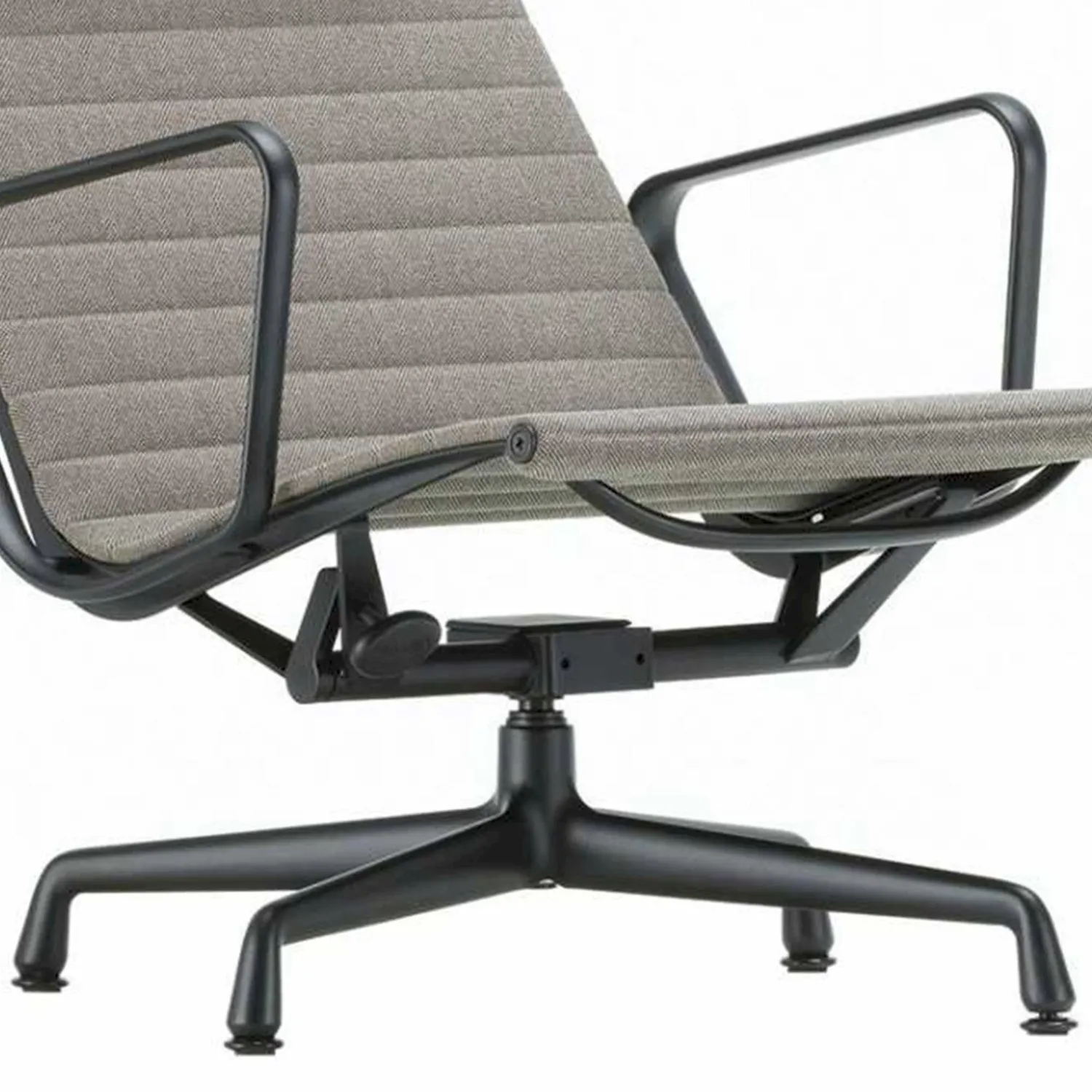 Design Fauteuils-Vitra Eames EA 124 Fauteuil Zwart