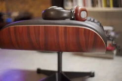 Leren Fauteuils|Draaifauteuils-Vitra Eames Lounge Chair & Hocker Zwart