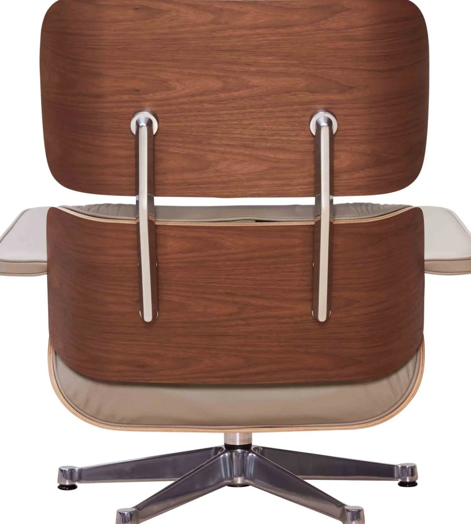 Leren Fauteuils|Design Fauteuils-Vitra Eames Lounge Chair & Hocker Sand Sable