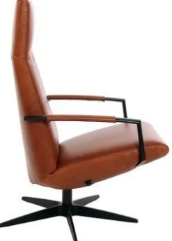 Leren Fauteuils|Relaxfauteuils-Gealux Earth Volo Relaxfauteuil geel
