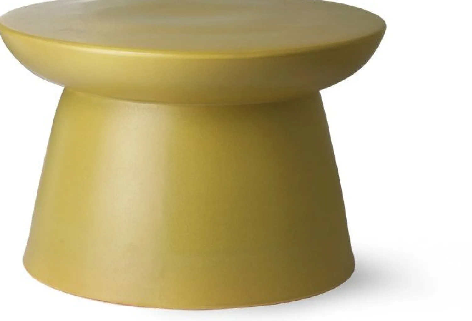 Ronde Bijzettafels-HKLIVING Earthenware XL Bijzettafel Green