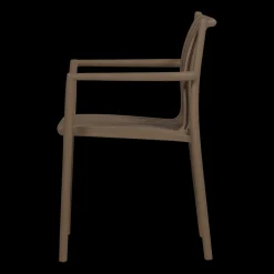Tuinstoelen-vtwonen Easy Going Tuin Tuinstoel Middenbruin