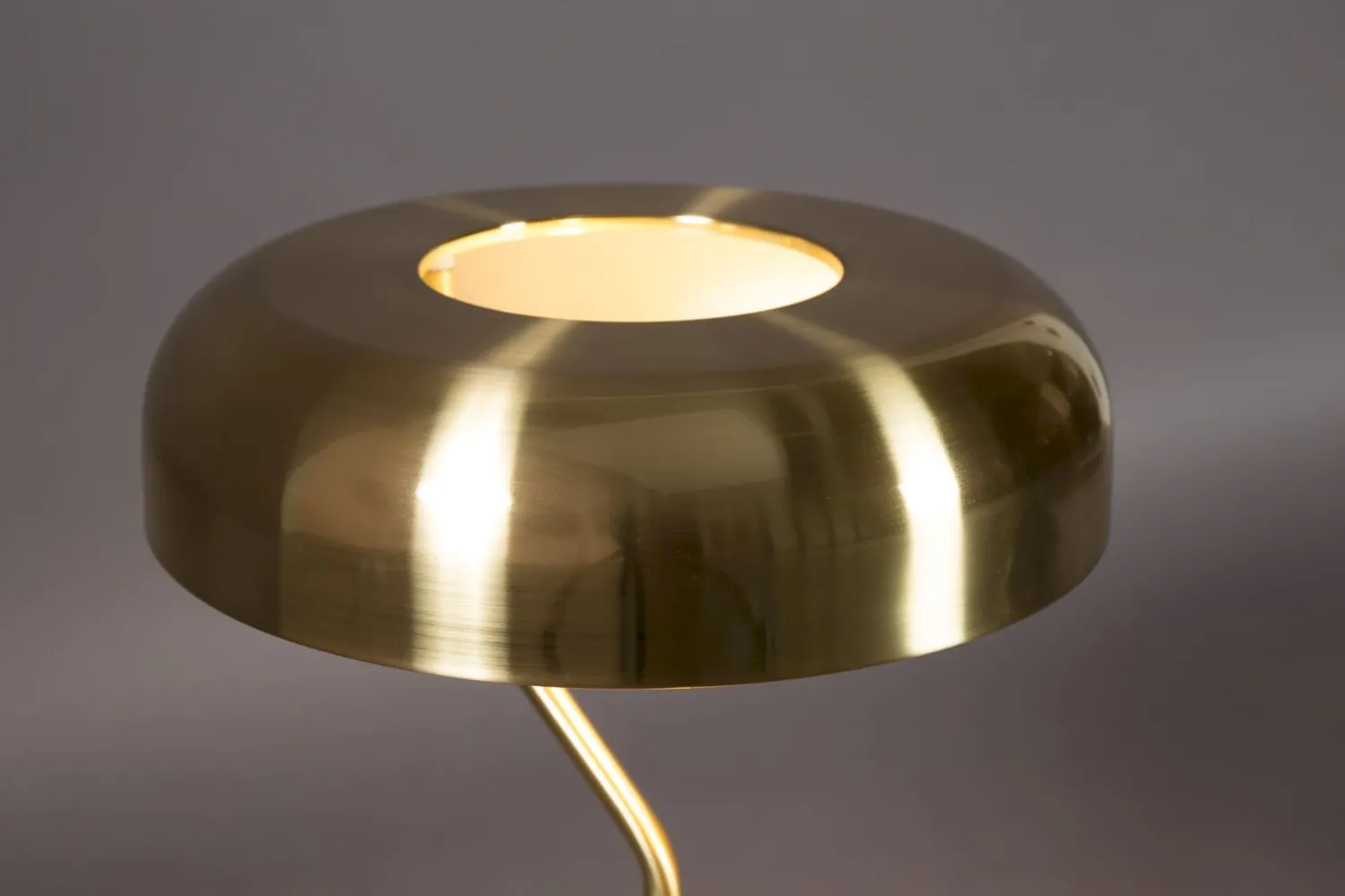 Tafellampen|Tafellampen-Dutchbone Eclipse Tafellamp Brass