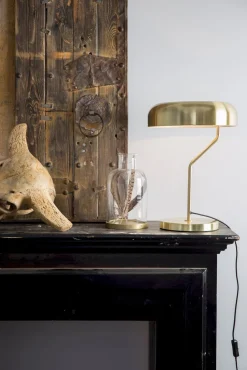Tafellampen|Tafellampen-Dutchbone Eclipse Tafellamp Brass