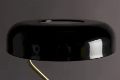 Industriële Vloerlampen|Vloerlampen-Dutchbone Eclipse Vloerlamp Black