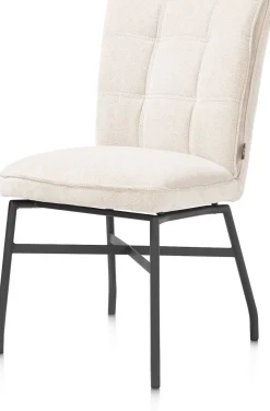 Eetkamerstoelen Zonder Armleuning-Henders en Hazel Eden Eetkamerstoel Creme